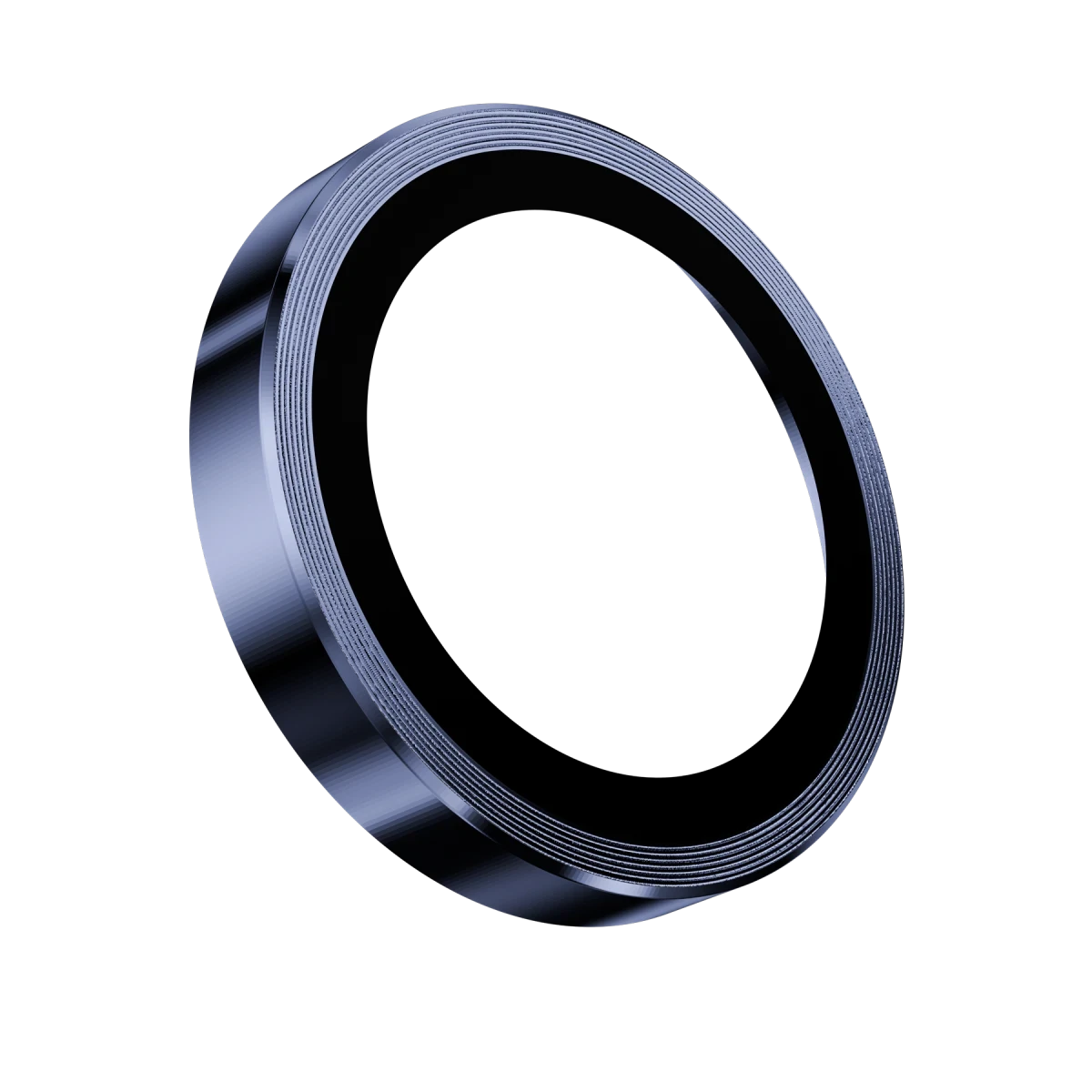 Keephone Apple iPhone 16 3D Spiral Alüminyum AR Kamera Lens Koruyucu - Mavi